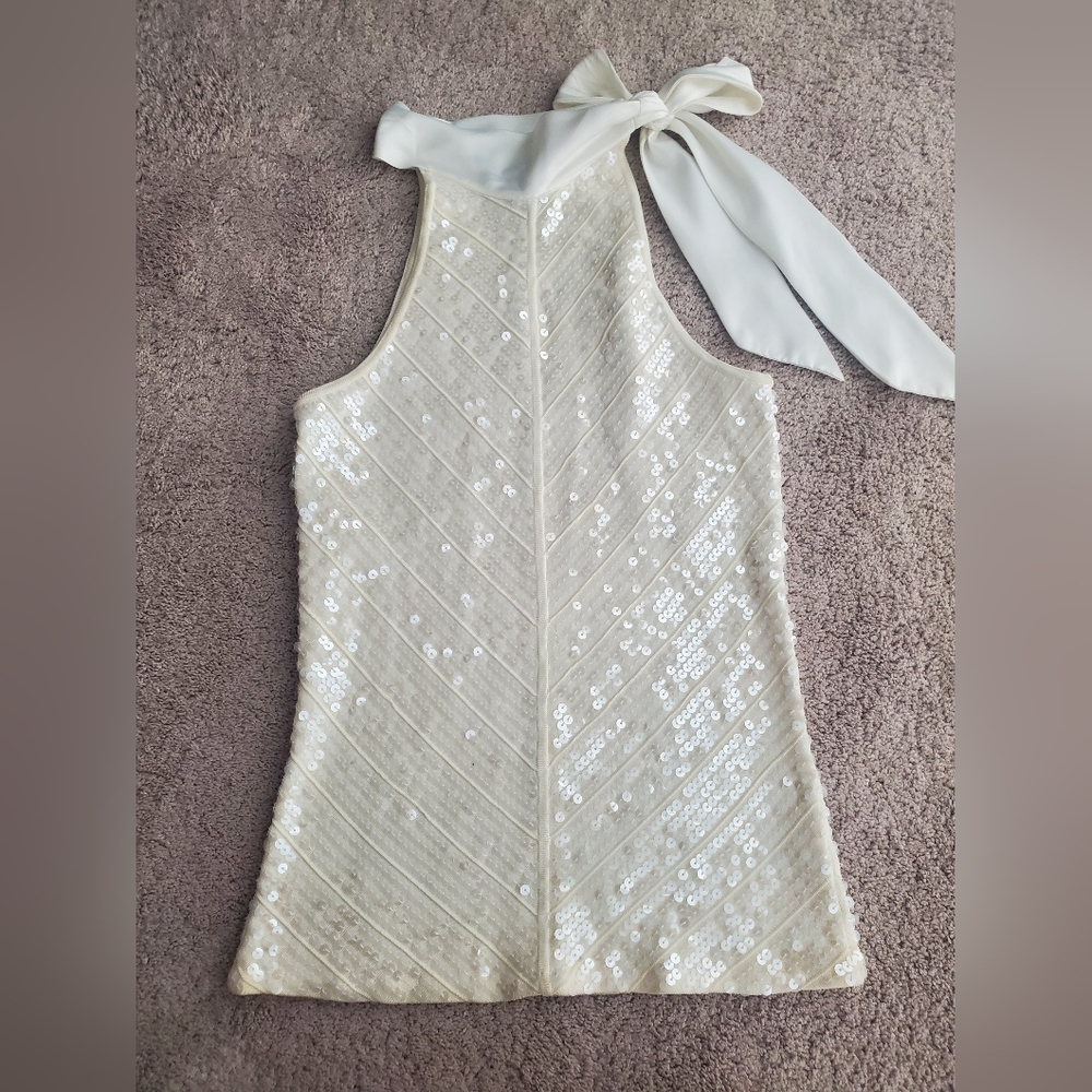 White House Black Market Sequin Top in X-Small